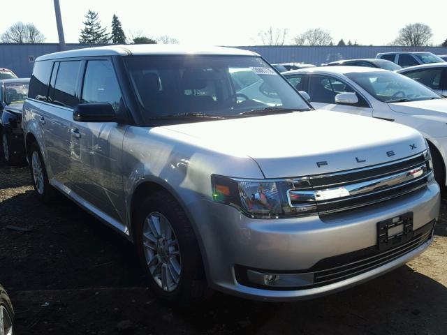 2FMHK6C83EBD19539 - 2014 FORD FLEX SEL SILVER photo 1