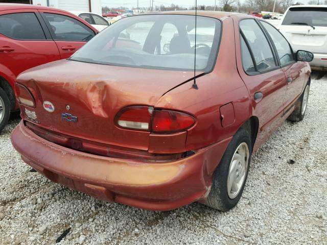 1G1JC5242X7256787 - 1999 CHEVROLET CAVALIER RED photo 4