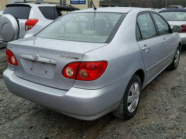 2T1BR32EX7C846712 - 2007 TOYOTA COROLLA CE SILVER photo 4