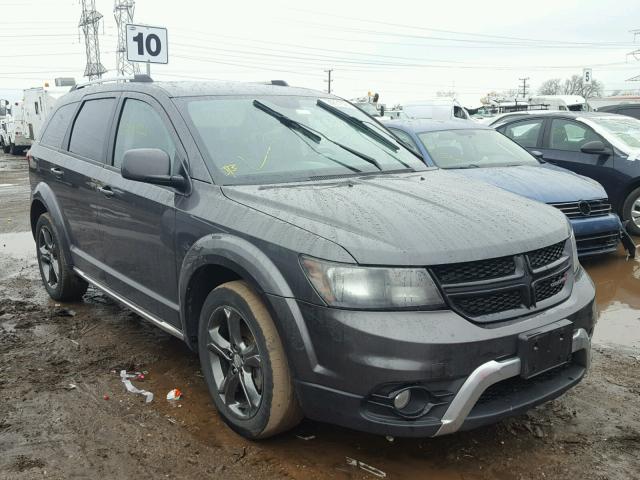 3C4PDCGG6FT540195 - 2015 DODGE JOURNEY CR GRAY photo 1