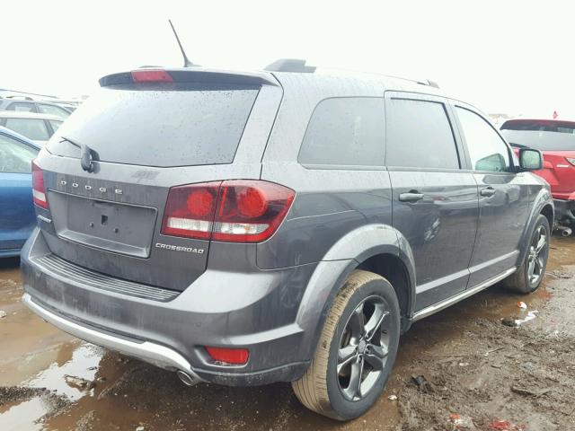 3C4PDCGG6FT540195 - 2015 DODGE JOURNEY CR GRAY photo 4