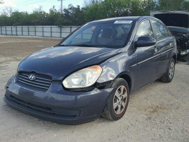 KMHCN46C86U061472 - 2006 HYUNDAI ACCENT GLS GRAY photo 2