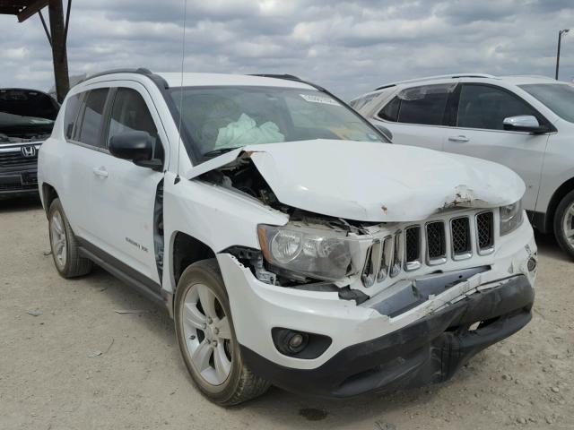 1C4NJCBA5GD568421 - 2016 JEEP COMPASS SP WHITE photo 1