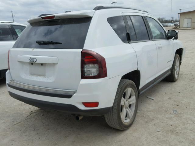 1C4NJCBA5GD568421 - 2016 JEEP COMPASS SP WHITE photo 4