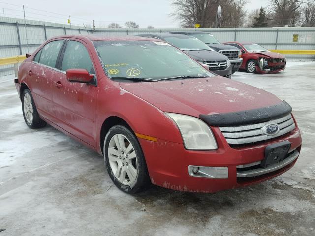 3FAHP08ZX7R163465 - 2007 FORD FUSION SEL RED photo 1