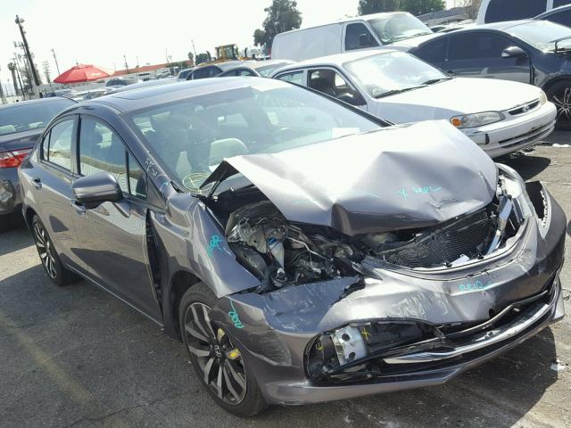 19XFB2F93EE202447 - 2014 HONDA CIVIC EXL CHARCOAL photo 1