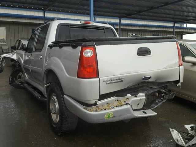1FMDU77KX4UA97188 - 2004 FORD EXPLORER S SILVER photo 3