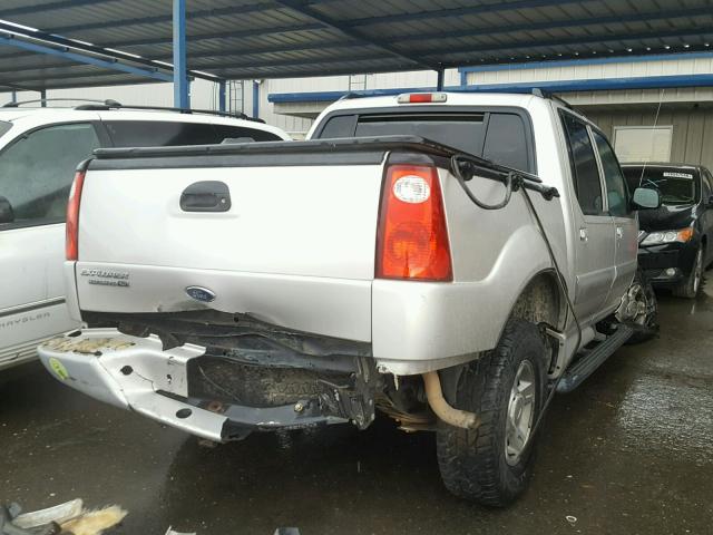 1FMDU77KX4UA97188 - 2004 FORD EXPLORER S SILVER photo 4