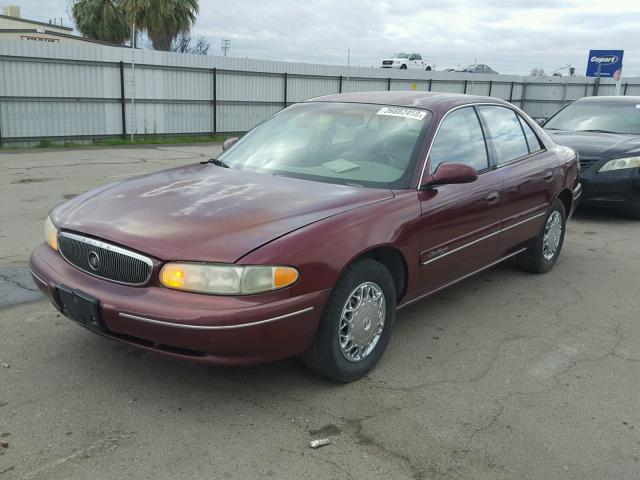 2G4WY55J511232452 - 2001 BUICK CENTURY LI MAROON photo 2