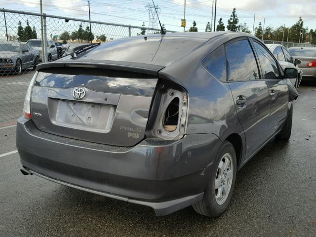 JTDKB20U673237120 - 2007 TOYOTA PRIUS GRAY photo 4