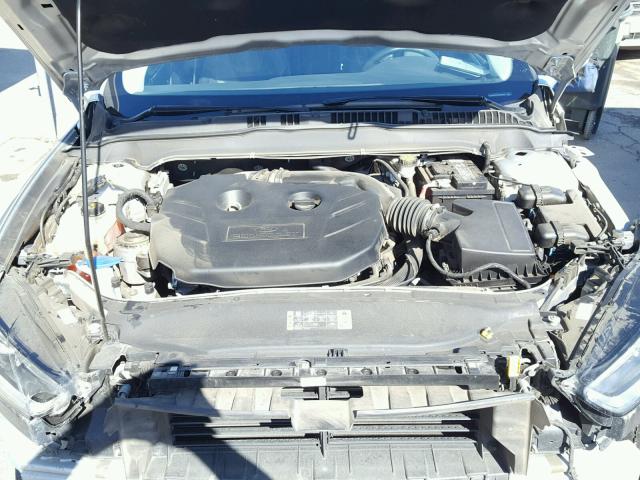 3FA6P0K97ER380534 - 2014 FORD FUSION TIT SILVER photo 7