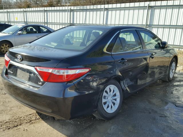 4T4BF1FK3FR461900 - 2015 TOYOTA CAMRY LE BLACK photo 4