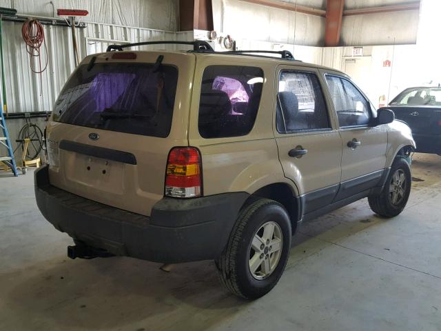 1FMYU02Z97KA97941 - 2007 FORD ESCAPE XLS GOLD photo 4