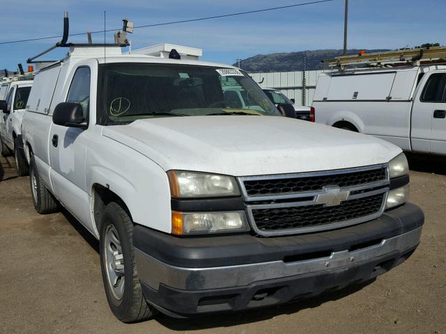 3GCEC14X36G253294 - 2006 CHEVROLET SILVERADO WHITE photo 1