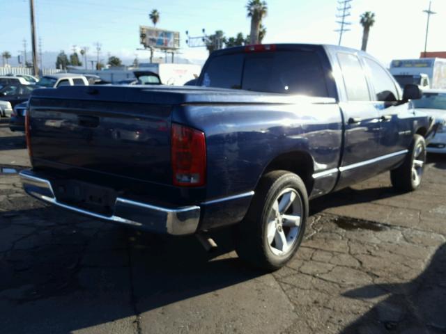 1D7HA18236J118841 - 2006 DODGE RAM 1500 S BLUE photo 4