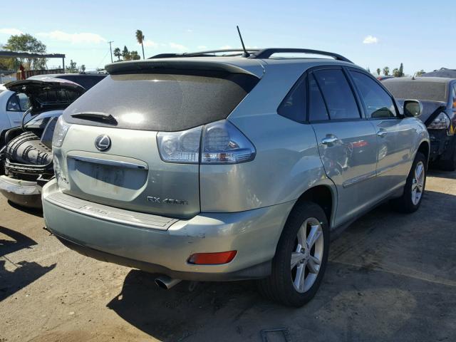 JTJGW31U282009957 - 2008 LEXUS RX 400H SILVER photo 4