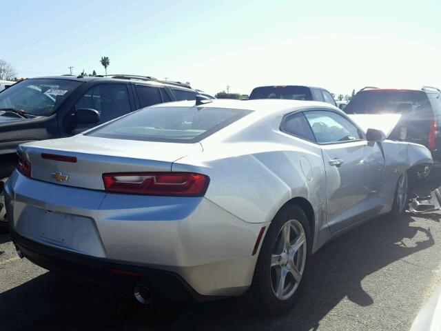 1G1FB1RS7G0118094 - 2016 CHEVROLET CAMARO SILVER photo 4