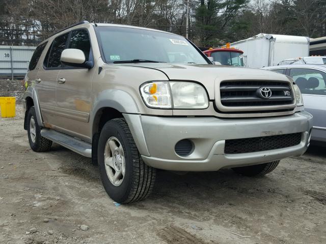 5TDBT44A12S073050 - 2002 TOYOTA SEQUOIA SR CREAM photo 1