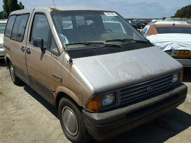 1FMCA11U3GZB38070 - 1986 FORD AEROSTAR BROWN photo 1