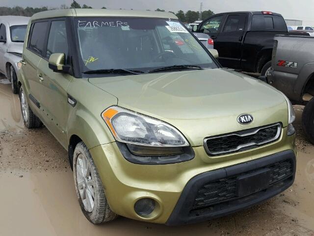 KNDJT2A52D7585064 - 2013 KIA SOUL GREEN photo 1