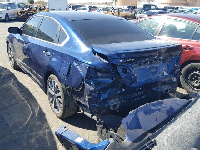 1N4AL3AP8GC169139 - 2016 NISSAN ALTIMA 2.5 BLUE photo 3