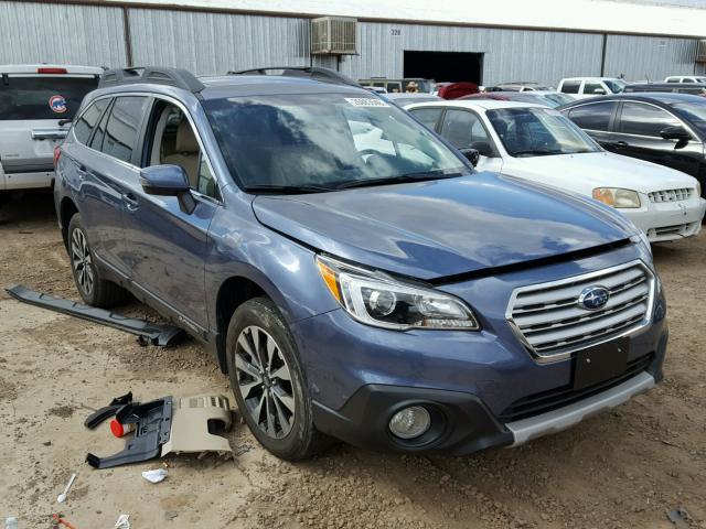 4S4BSENC6G3314002 - 2016 SUBARU OUTBACK 3. BLUE photo 1