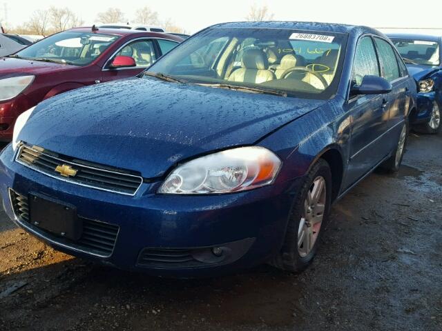 2G1WC581469316617 - 2006 CHEVROLET IMPALA LT BLUE photo 2