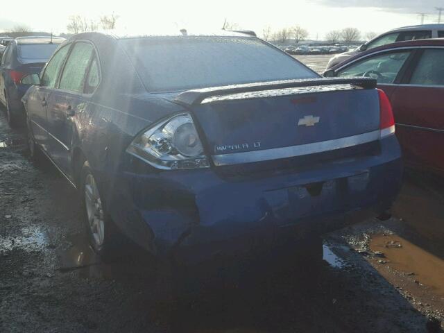 2G1WC581469316617 - 2006 CHEVROLET IMPALA LT BLUE photo 3