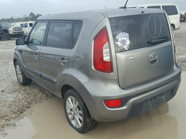 KNDJT2A64C7467072 - 2012 KIA SOUL + GRAY photo 3