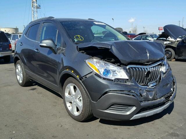 KL4CJASB5GB699262 - 2016 BUICK ENCORE CHARCOAL photo 1