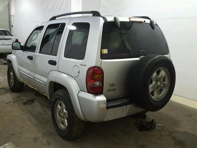 1J4GL58K52W105717 - 2002 JEEP LIBERTY LI SILVER photo 3