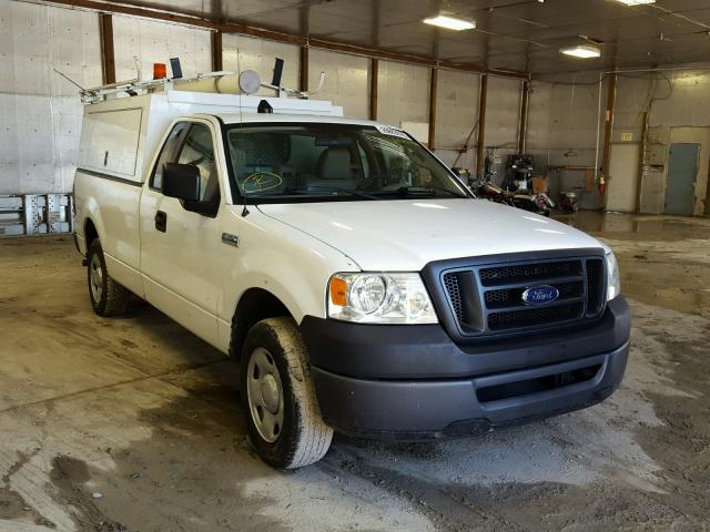 1FTRF12258KC87927 - 2008 FORD F150 WHITE photo 1