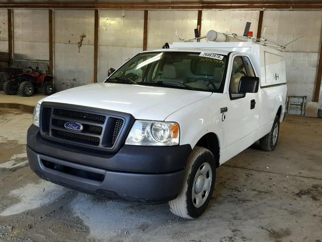 1FTRF12258KC87927 - 2008 FORD F150 WHITE photo 2