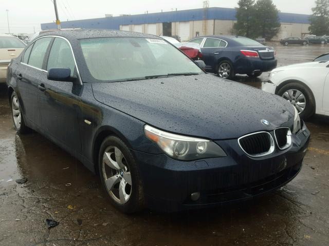 WBANA53565B861750 - 2005 BMW 525 I BLUE photo 1