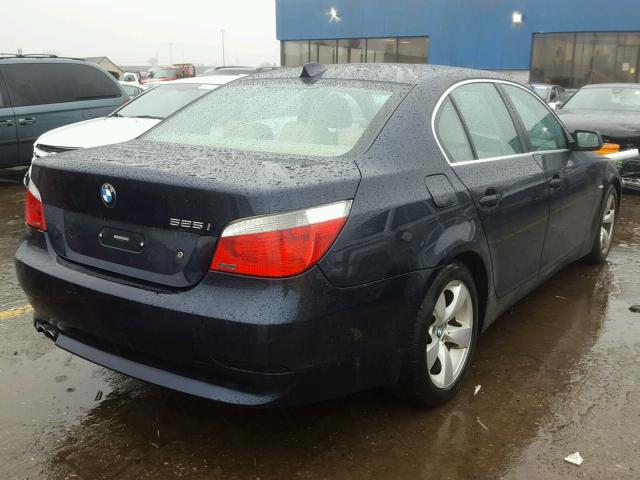 WBANA53565B861750 - 2005 BMW 525 I BLUE photo 4