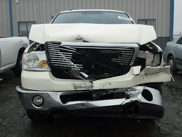 1FTPW14V77FA03395 - 2007 FORD F150 SUPER WHITE photo 9