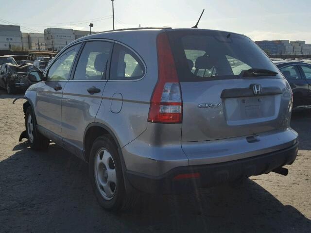 JHLRE38358C019472 - 2008 HONDA CR-V LX SILVER photo 3