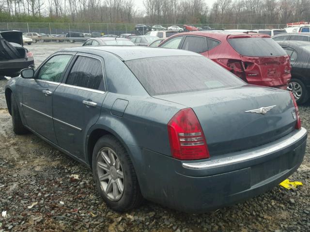 2C3AA63H45H179656 - 2005 CHRYSLER 300C BLUE photo 3