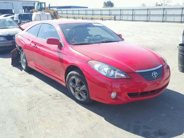 4T1CA38P55U050093 - 2005 TOYOTA CAMRY SOLA RED photo 1