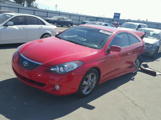 4T1CA38P55U050093 - 2005 TOYOTA CAMRY SOLA RED photo 2