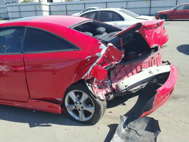 4T1CA38P55U050093 - 2005 TOYOTA CAMRY SOLA RED photo 9