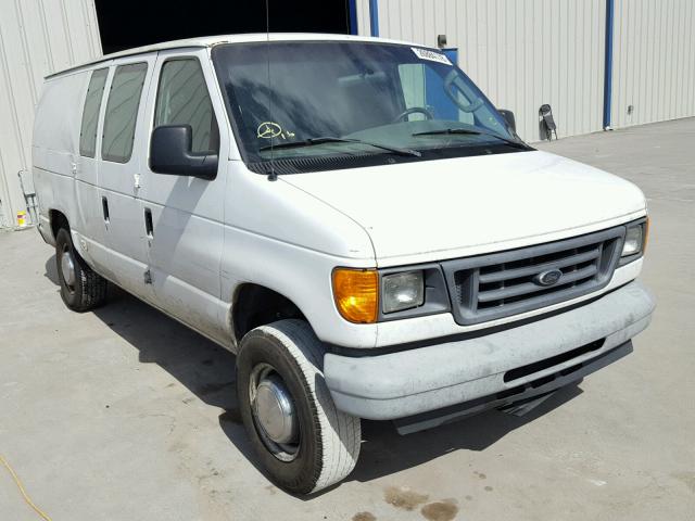 1FTNE24W96HA74299 - 2006 FORD ECONOLINE WHITE photo 1