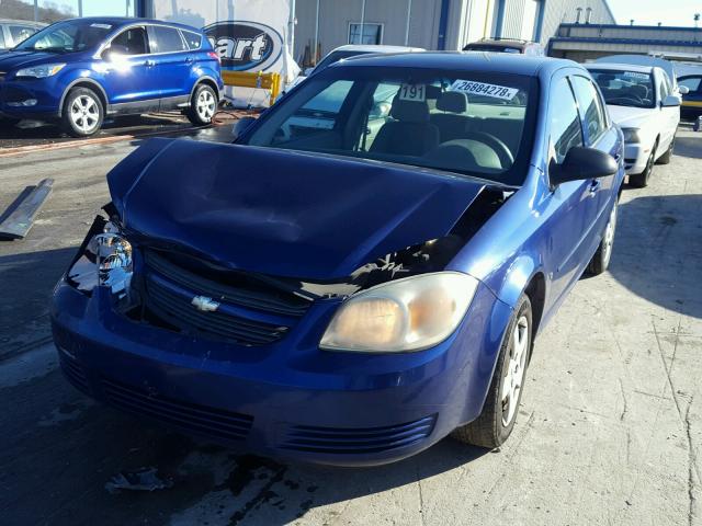 1G1AK55F977380216 - 2007 CHEVROLET COBALT LS PURPLE photo 2