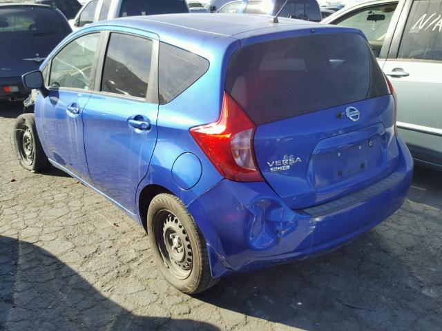 3N1CE2CP7FL439973 - 2015 NISSAN VERSA NOTE BLUE photo 3