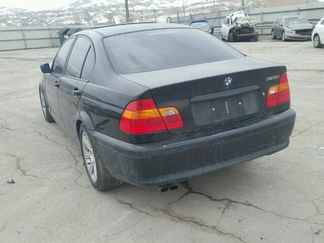 WBAEV33493KL60218 - 2003 BMW 325 I BLACK photo 3