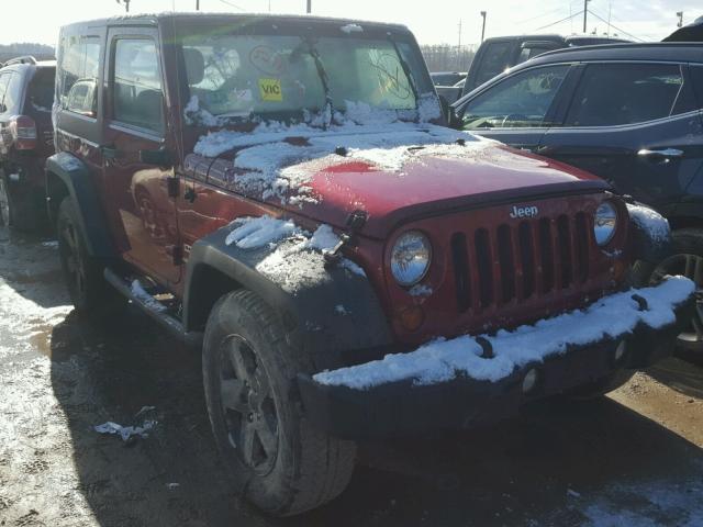 1C4AJWAG1CL260068 - 2012 JEEP WRANGLER S BURGUNDY photo 1