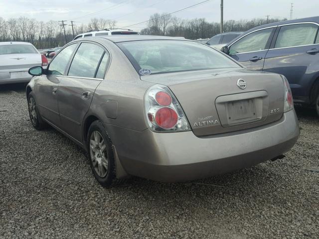 1N4AL11D55C134078 - 2005 NISSAN ALTIMA S BROWN photo 3