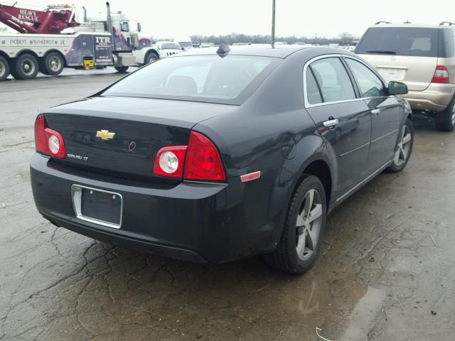 1G1ZC5E06CF317943 - 2012 CHEVROLET MALIBU 1LT BLACK photo 4