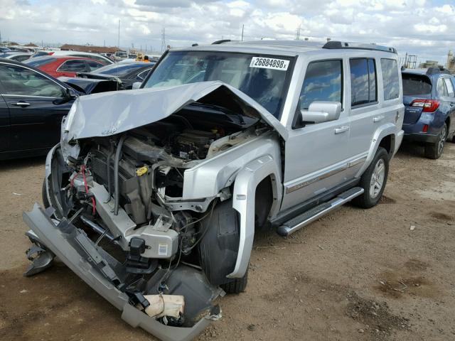 1J8HH58T89C542118 - 2009 JEEP COMMANDER SILVER photo 2