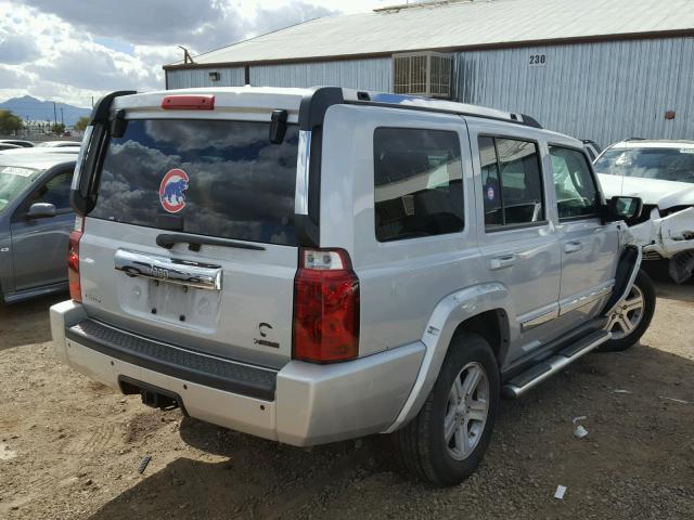 1J8HH58T89C542118 - 2009 JEEP COMMANDER SILVER photo 4